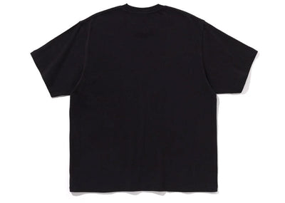 BAPE Streetwear Bape Logo Print Tee Black