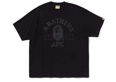 BAPE Streetwear Bape Logo Print Tee Black