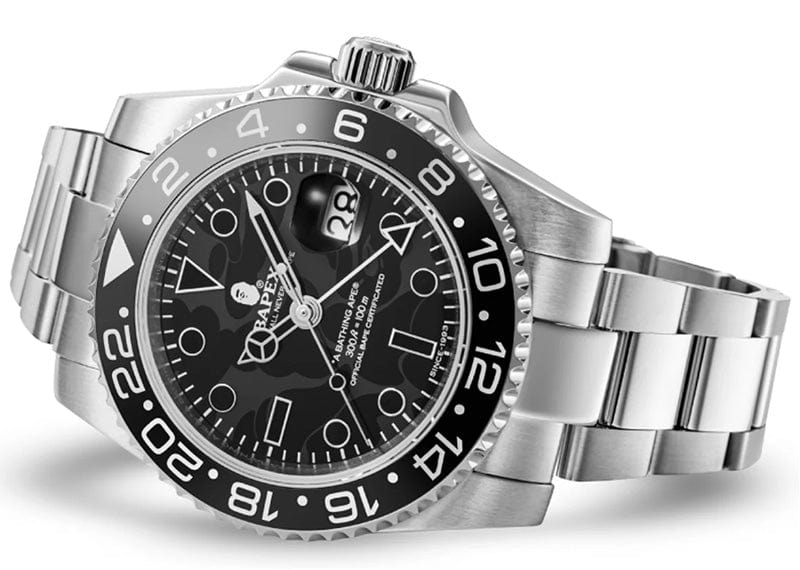 BAPE Accessories BAPE Type 2 BAPEX Color Camo Watch Black