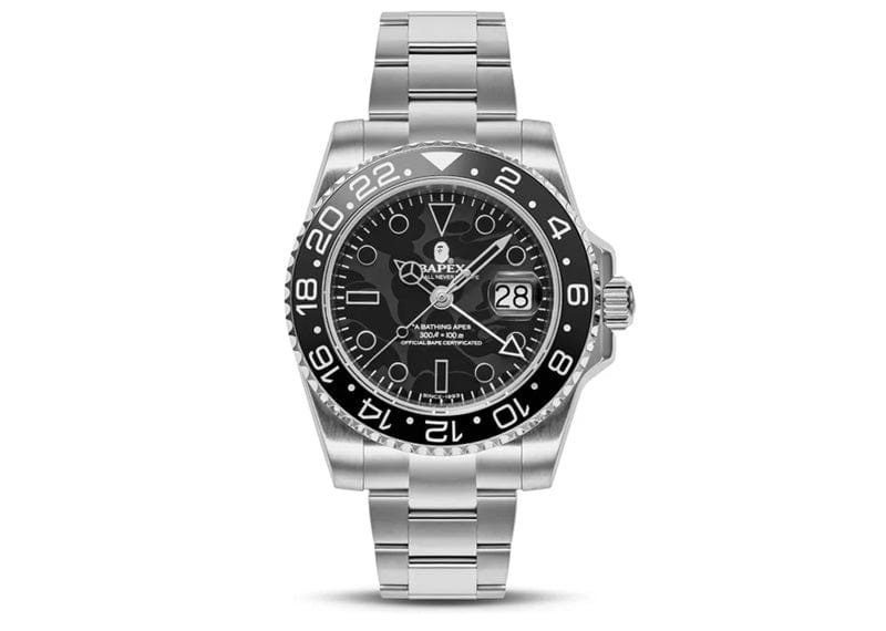 BAPE Accessories BAPE Type 2 BAPEX Color Camo Watch Black