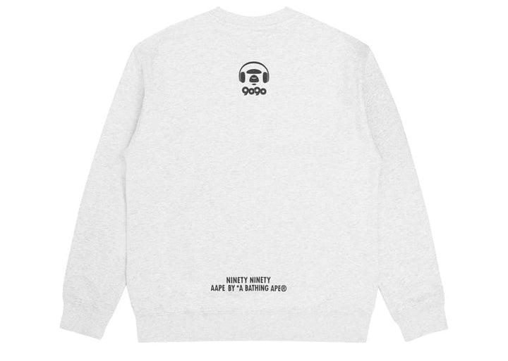 BAPE x 9090 Graphic Fleece Sweatshirt Grey – Court Order