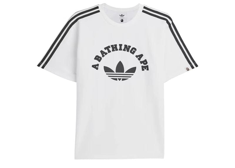 BAPE streetwear BAPE x adidas Tee White/Black