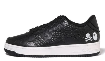 Bape Sneakers Neighborhood x BAPE Bapesta Black Crocodile & Ostrich