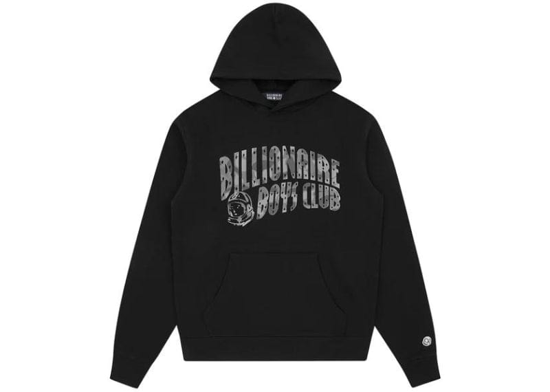 BILLIONAIRE BOYS CLUB Streetwear Billionaire Boys Club Camo Arch Logo Popover Hoody Black/Grey