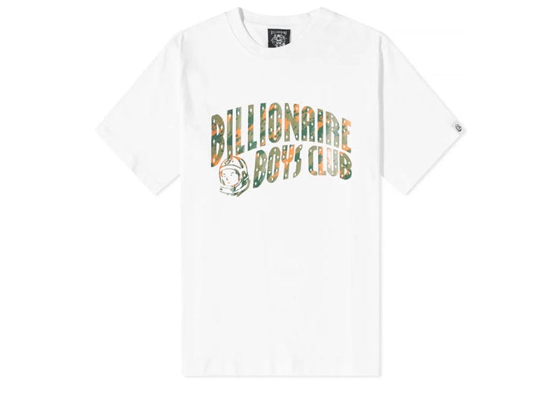 Billionaire Boys Club Streetwear Billionaire Boys Club Camo Arch Logo White T-Shirt
