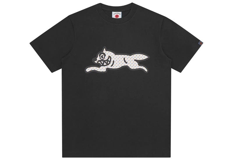Billionaire Boys Club Streetwear Billionaire Boys Club Ice Cream Polka Dot Running Dog T-Shirt Black