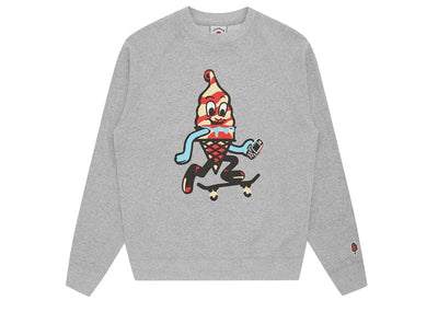 Billionaire Boys Club Streetwear Billionaire Boys Club Ice Cream Skate Cone Crew Sweater - Heather Grey