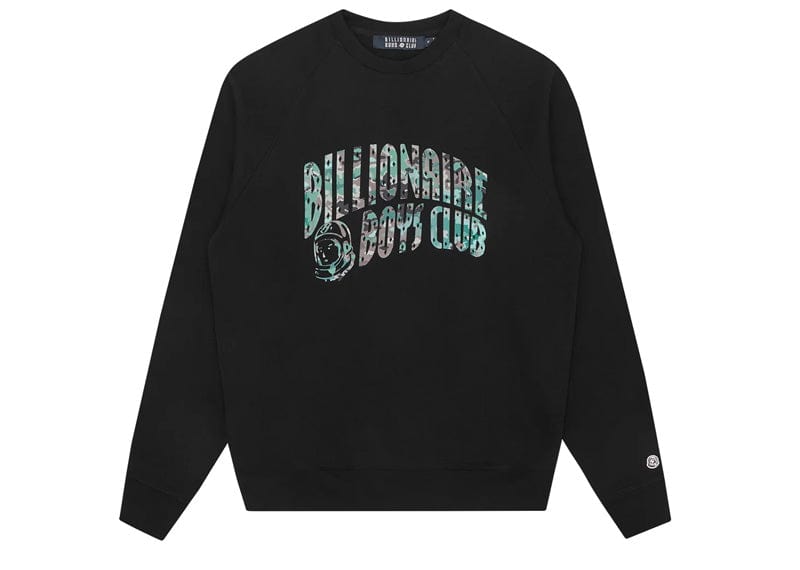 Billionaire Boys Club Streetwear Billionaire Boys Club Nothing Camo Arch Logo Crewneck - Black