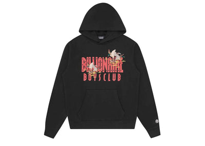 Billionaire Boys Club Streetwear Billionaire Boys Club Pre-Spring 25 Duck Embroidered Straight Logo Popover Hoodie Black