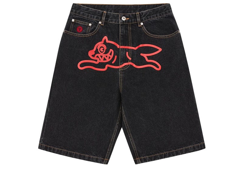 Billionaire Boys Club Streetwear Billionaire Boys Club Running Dog Denim Shorts Black