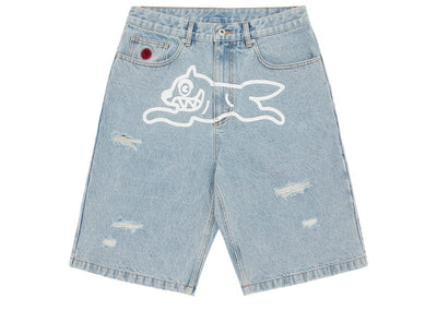 Billionaire Boys Club Streetwear Billionaire Boys Club Running Dog Denim Shorts Heavy Wash Blue