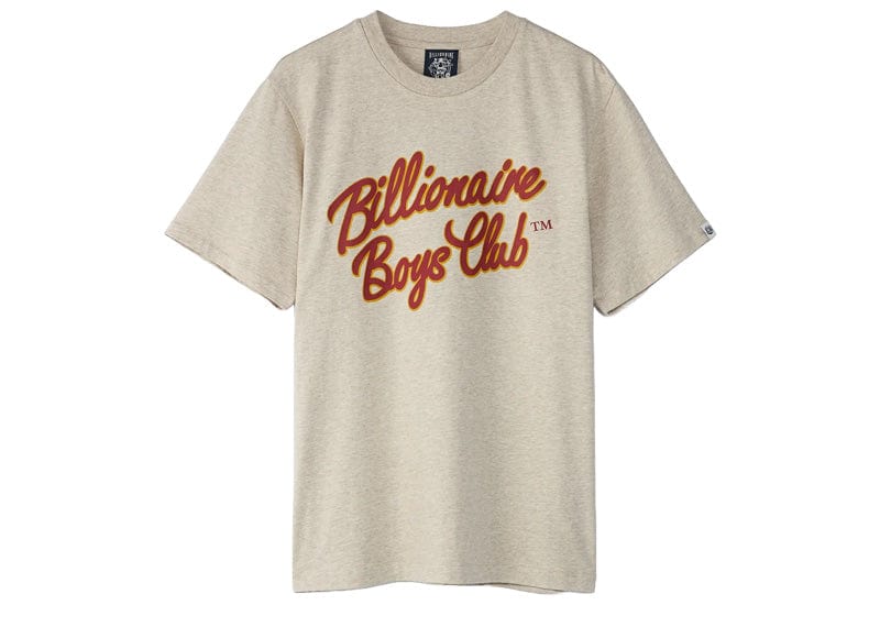 Billionaire Boys Club Streetwear Billionaire Boys Club Script Logo Tee Beige
