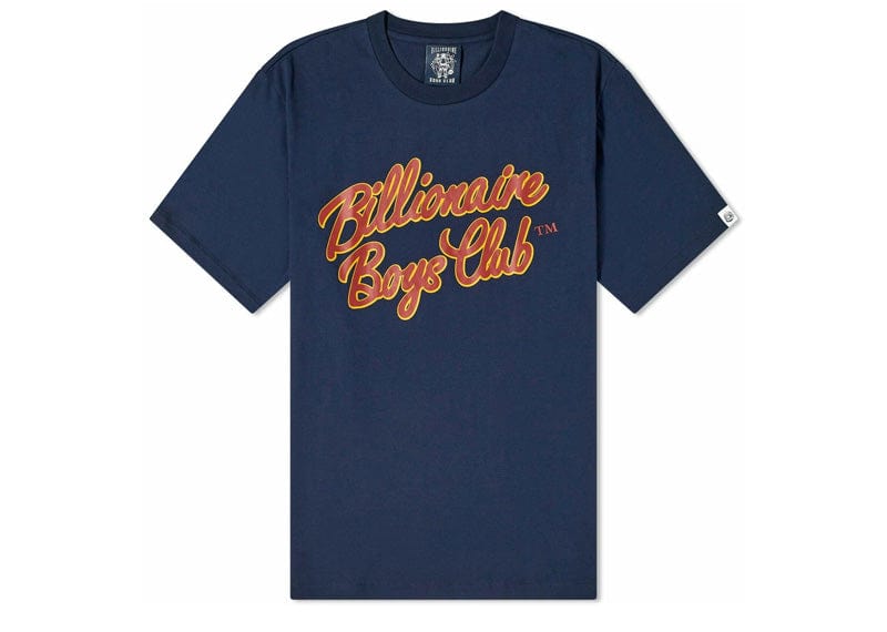 Billionaire Boys Club Streetwear Billionaire Boys Club Script Logo Tee Navy