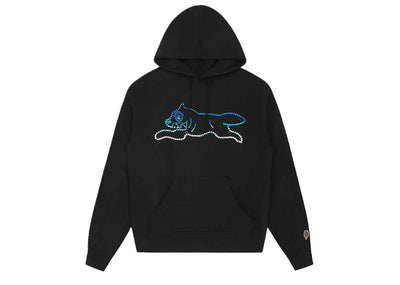 Billionaire Boys Club Streetwear Billionaire Boys Club × Icecream Crystal Running Dog Popover Hood Black
