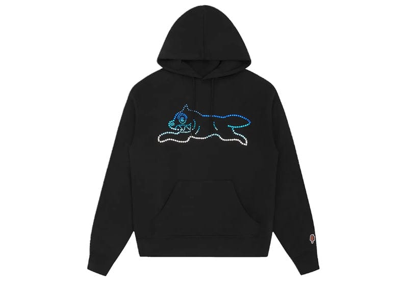 Billionaire Boys Club Streetwear Billionaire Boys Club × Icecream Crystal Running Dog Popover Hood Black