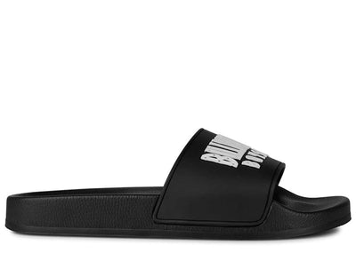 Billionaires Boys Club Sneakers Billionaire Boys Club Classics Straight Logo Slides Black