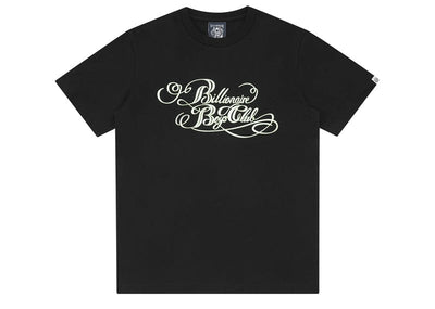 Billionare Boys Club Streetwear Billionaire Boys Club black Calligraphy Logo T-Shirt