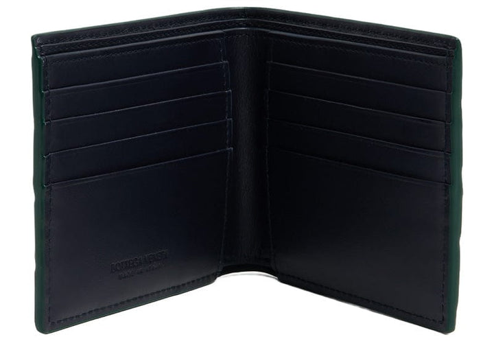 小物 Bottega Veneta Intrecciato Wallet Bottega Veneta Wallet Intrecciato Bi-Fold Green – Court Order