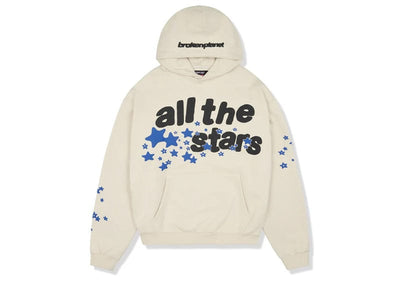 Broken Planet streetwear Broken Planet All The Stars Hoodie Ivory White