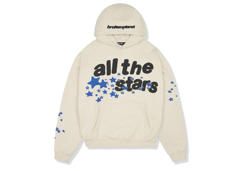 Broken Planet streetwear Broken Planet All The Stars Hoodie Ivory White
