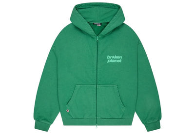 Broken Planet Streetwear Broken Planet Basic Zip-Up Hoodie Washed Pine Green