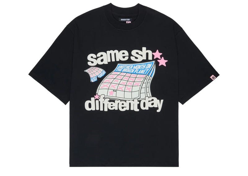 Broken Planet Streetwear Broken Planet Different Day Tee Midnight Black
