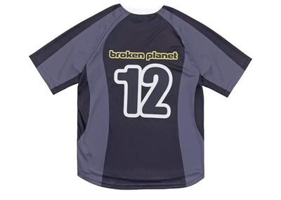 Broken Planet streetwear Broken Planet Football Jersey Black/Grey