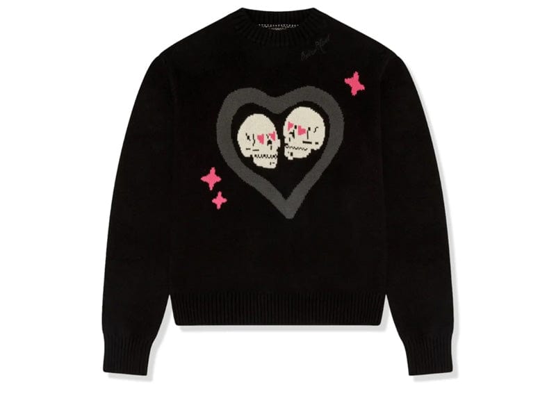 Broken Planet streetwear Broken Planet Hearts Are Made To Be Broken Knit Sweater Midnight Black
