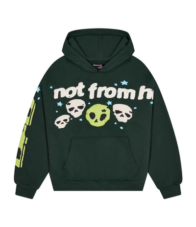 Broken Planet Streetwear Broken Planet Market Not From Here Hoodie Dark Green