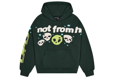 Broken Planet Streetwear Broken Planet Market Not From Here Hoodie Dark Green