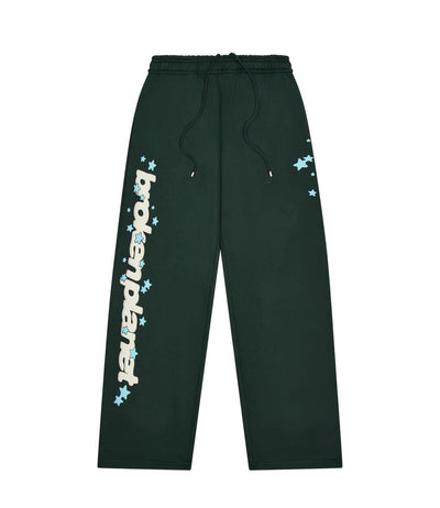 Broken Planet Streetwear Broken Planet Market Not From Here Sweatpants Dark Green