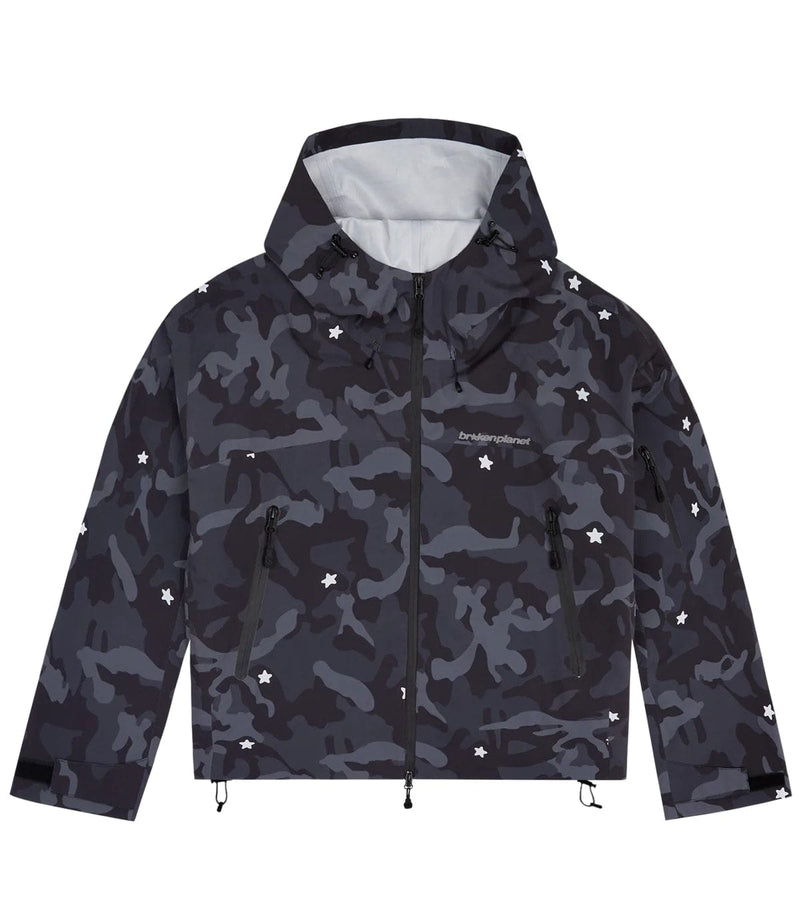 Broken Planet Streetwear Broken Planet Market Star Tech Jacket Black Camo
