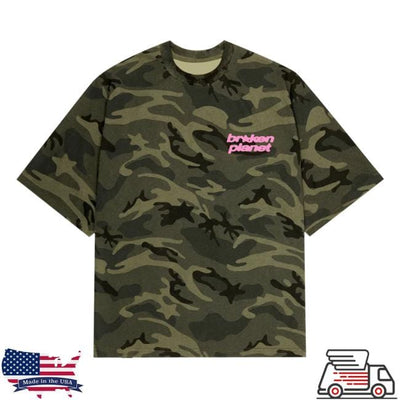 Broken Planet Streetwear Broken Planet Market Star Tee Camo