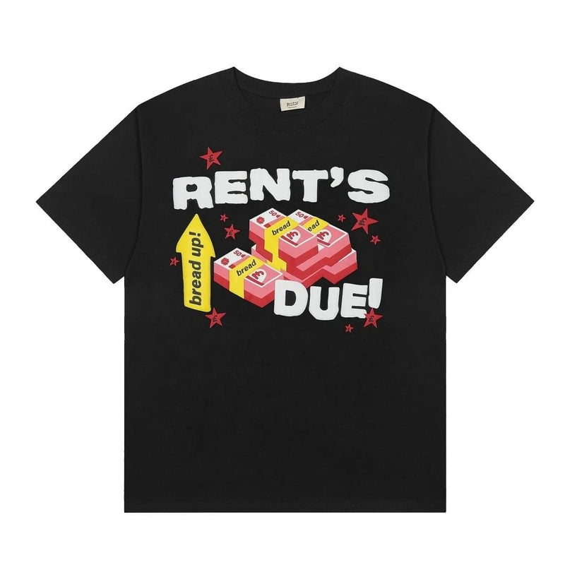 Broken Planet Streetwear Broken Planet Market x Nemzzz Rents Due Tee Midnight Black