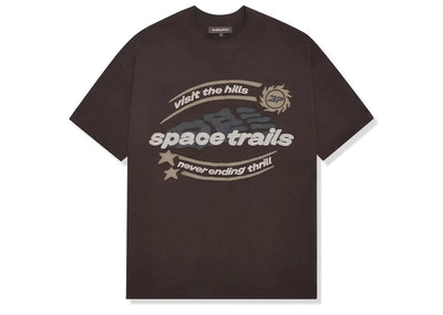 Broken Planet streetwear Broken Planet Space Trails T-shirt Mocha Brown