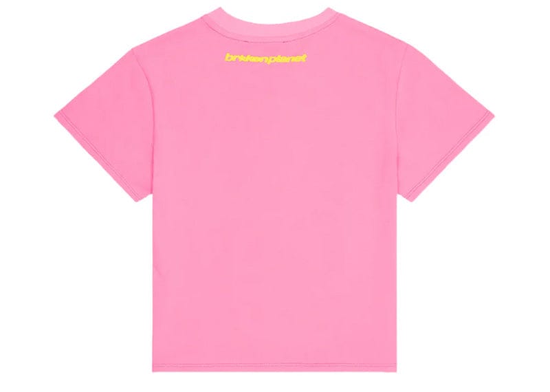 Broken Planet StarGirl Grafitti Cropped Tee Candy Pink (Women's