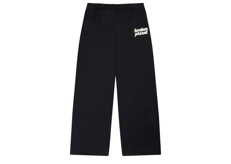 Broken Planet streetwear Broken Planet Straight Leg Sweatpants Midnight Black