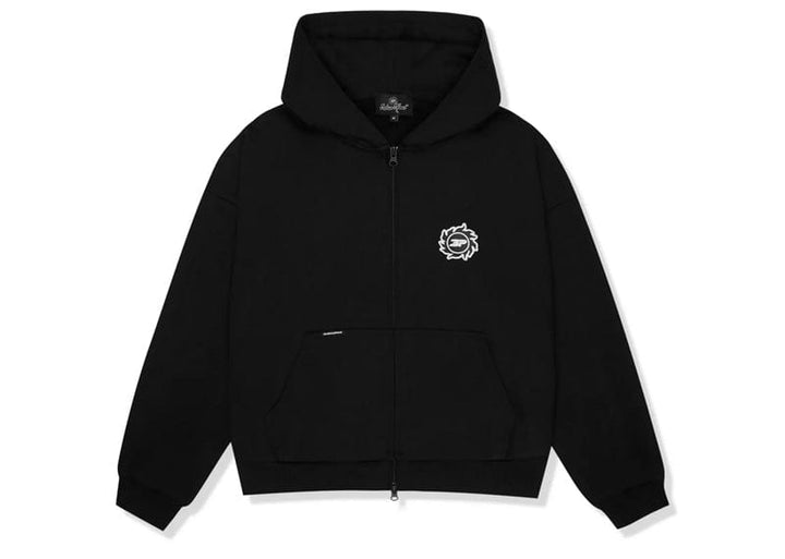 Broken Planet Sun Zip-Up Hoodie Midnight Black – Court Order