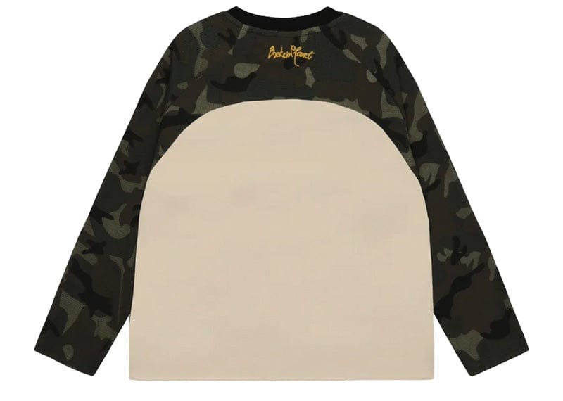 Broken Planet Streetwear Broken Planet Thermal Long Sleeve T-Shirt Camo