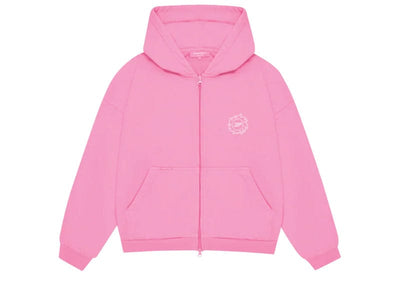 Broken Planet Streetwear Broken Planet Washed Pink Sun Zip Up Hoodie Pink