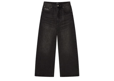 Broken Planet streetwear Broken Planet Wide-Leg Denim Jeans Washed Black