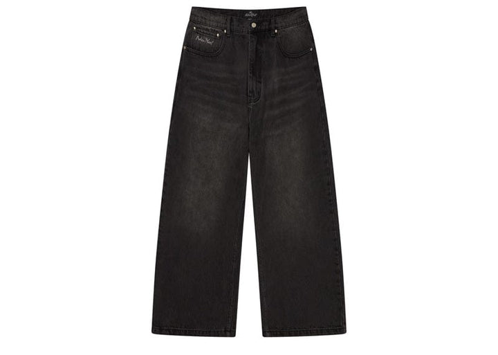 [JEMUT]★DESERT WASHING WIDE DENIM PANTS Creased Washed Wide Denim Pants – A$APMODE