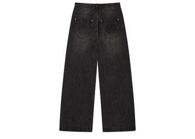 Broken Planet streetwear Broken Planet Wide-Leg Denim Jeans Washed Black