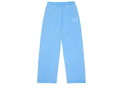Broken Planet Streetwear Broken Planet Wide Leg Sweatpants Washed Light Blue