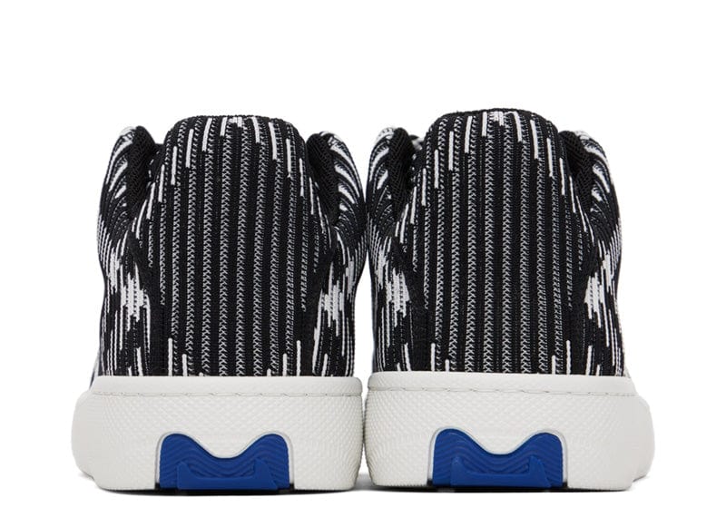 Burberry sneakers Burberry Check Knit Box Sneaker Black White