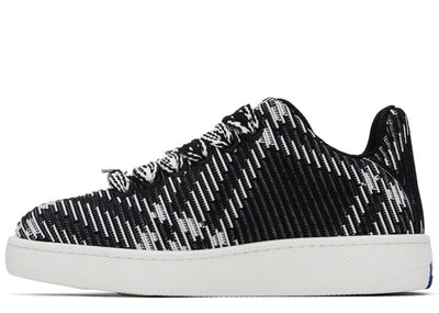 Burberry sneakers Burberry Check Knit Box Sneaker Black White