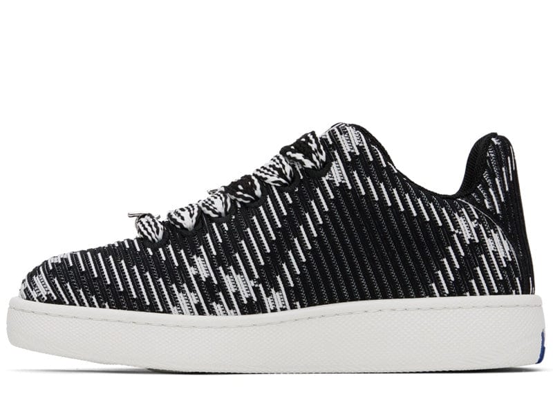 Burberry sneakers Burberry Check Knit Box Sneaker Black White