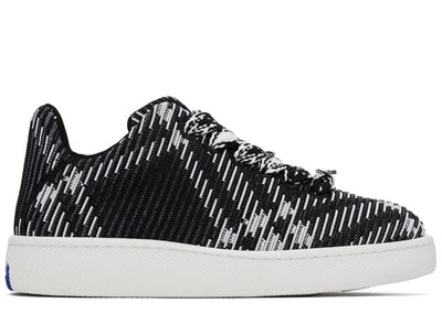 Burberry sneakers Burberry Check Knit Box Sneaker Black White