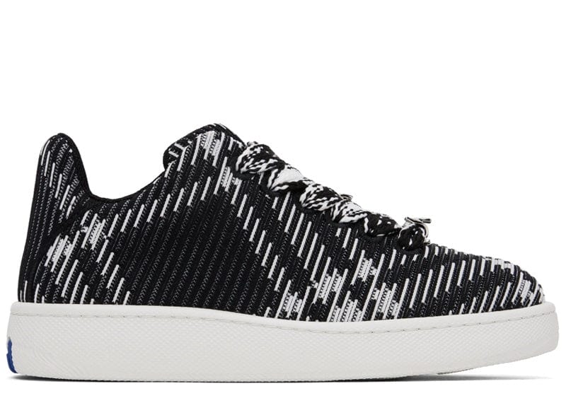 Burberry sneakers Burberry Check Knit Box Sneaker Black White
