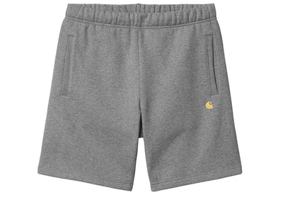 Carharrt WIP Streetwear Carhartt WIP Chase Sweatshort Dark Heather Grey/Gold
